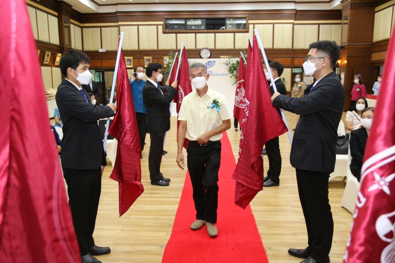 พิธีแสดงกตเวทิตาจิตแด่ผู้เกษียณอายุราชการ ประจำปีงบประมาณ 2565 ณ สำนักงานการตรวจเงินแผ่นดิน