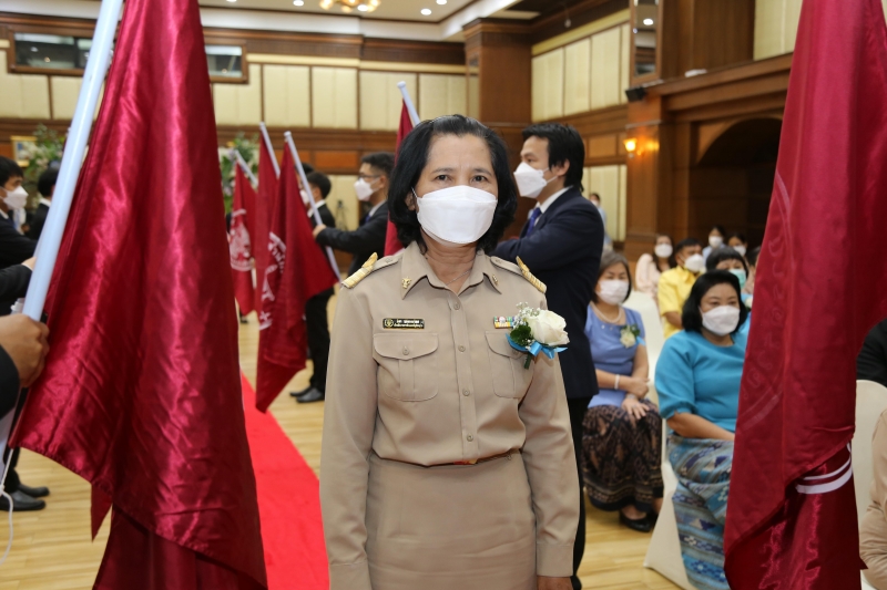 พิธีแสดงกตเวทิตาจิตแด่ผู้เกษียณอายุราชการ ประจำปีงบประมาณ 2565 ณ สำนักงานการตรวจเงินแผ่นดิน