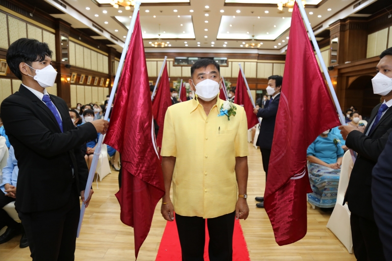 พิธีแสดงกตเวทิตาจิตแด่ผู้เกษียณอายุราชการ ประจำปีงบประมาณ 2565 ณ สำนักงานการตรวจเงินแผ่นดิน