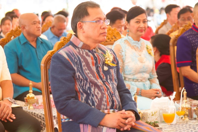 พิธีวางศิลาฤกษ์อาคารที่ทำการพร้อมอาคารชุดพักอาศัย​ สำนักตรวจเงินแผ่นดินจังหวัดนครพนม