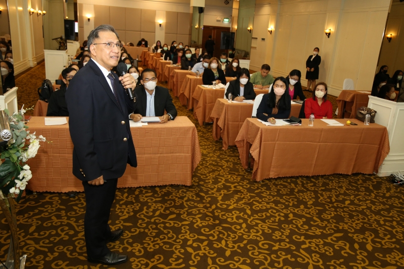 พิธีเปิดโครงการพัฒนาศักยภาพการบริหารงานระดับชำนาญการพิเศษ ปีงบประมาณ 2566 ณ โรงแรม เอส ดี อเวนิว ปิ่นเกล้า กรุงเทพมหานคร