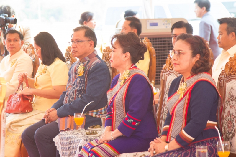 พิธีวางศิลาฤกษ์อาคารที่ทำการพร้อมอาคารชุดพักอาศัย​ สำนักตรวจเงินแผ่นดินจังหวัดนครพนม