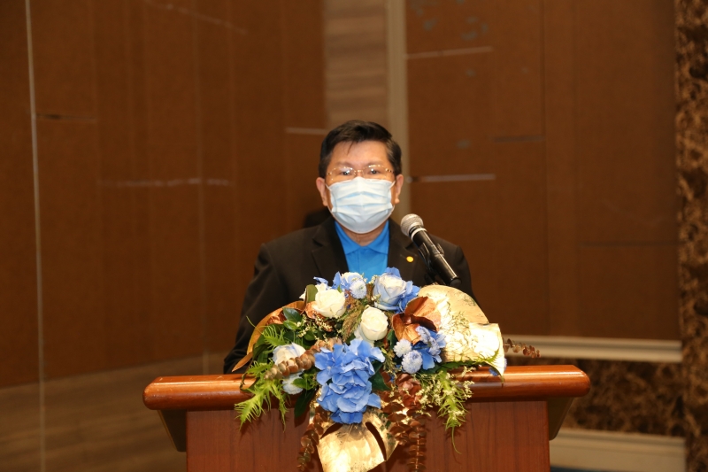 พิธีเปิดโครงการฝึกอบรมเชิงปฏิบัติการหลักสูตร “การปฏิบัติงานตามคู่มือการตรวจสอบการเงิน (ฉบับปรับปรุง พ.ศ. 2564)” ระดับชำนาญการพิเ