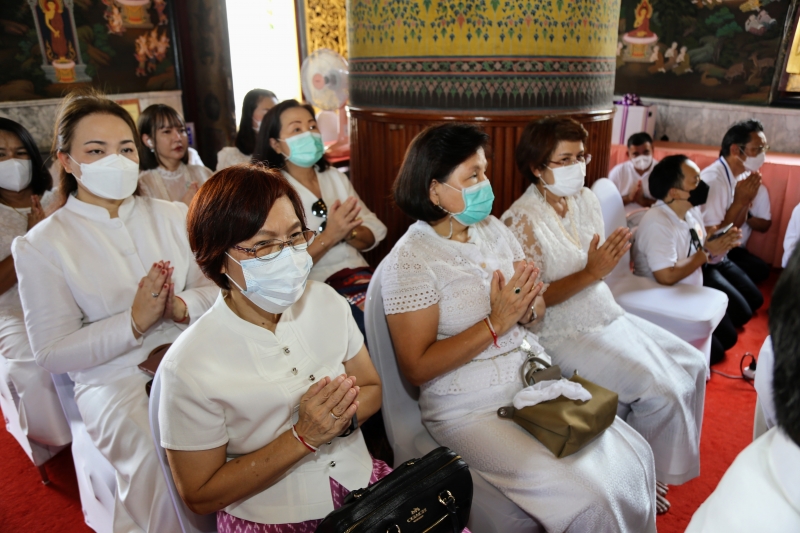พิธีอธิษฐานจิตมวลสาร แผ่นจาร และแผ่นดวงชะตา 