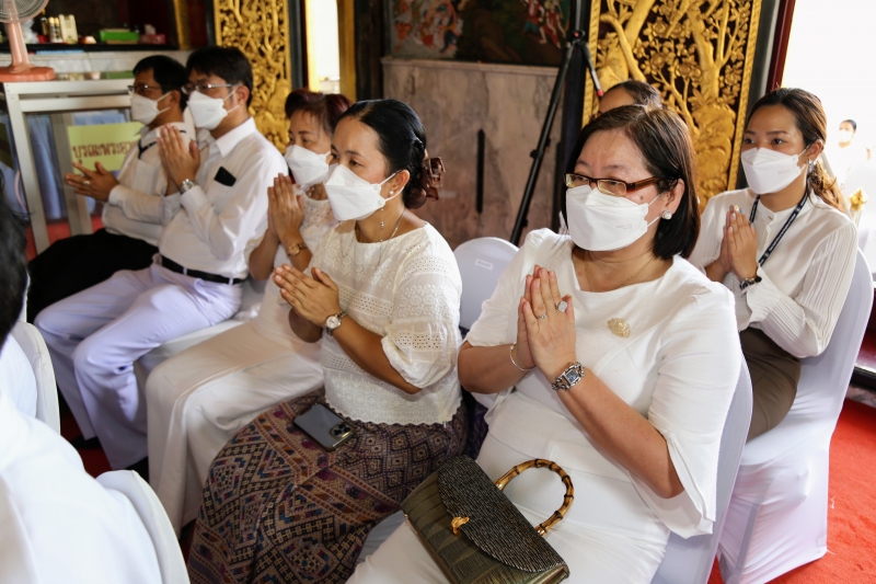 พิธีอธิษฐานจิตมวลสาร แผ่นจาร และแผ่นดวงชะตา 