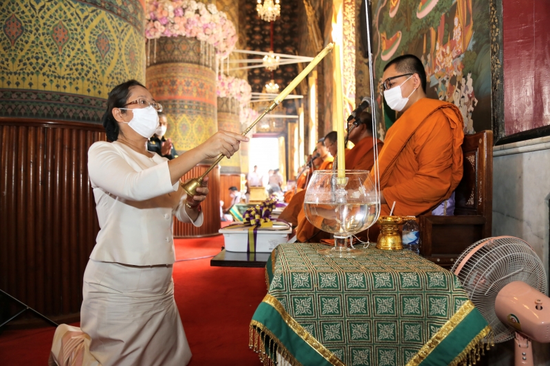 พิธีอธิษฐานจิตมวลสาร แผ่นจาร และแผ่นดวงชะตา 