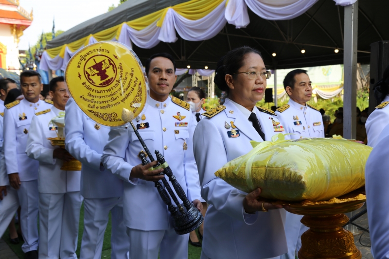 สำนักงานการตรวจเงินแผ่นดิน ถวายผ้าพระกฐินพระราชทาน ประจำปี 2565 ณ วัดพระนารายณ์มหาราช วรวิหาร จังหวัดนครราชสีมา