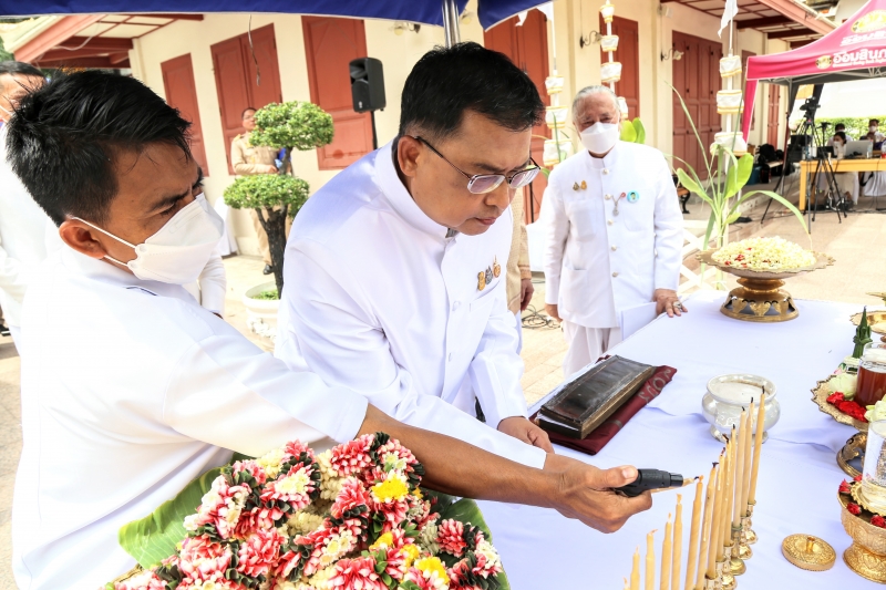  สมเด็จพระอริยวงศาคตญาณ สมเด็จพระสังฆราช สกลมหาสังฆปริณายก ทรงเป็นประธานในพิธีเททองหล่อองค์พระพุทธโสธร รุ่น มงคลแผ่นดิน 108 ณ วั