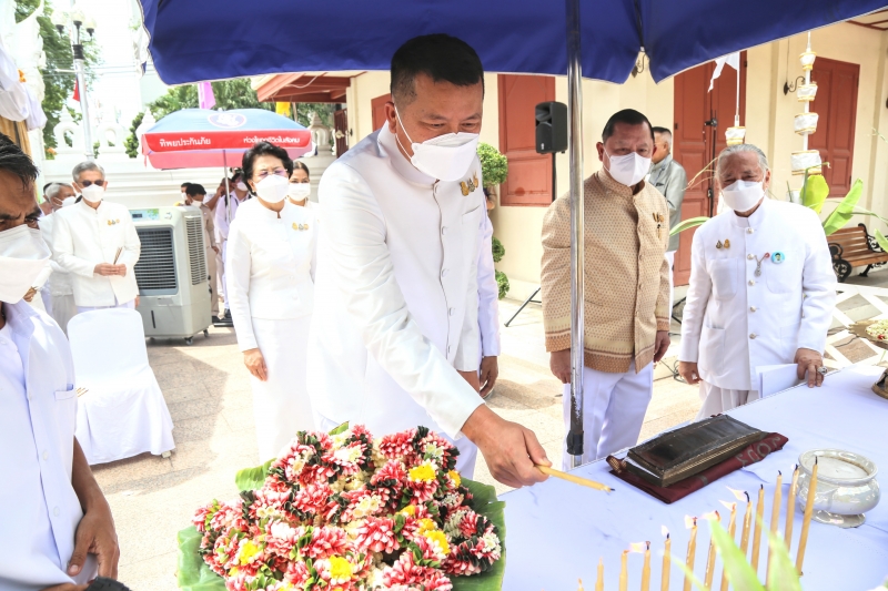  สมเด็จพระอริยวงศาคตญาณ สมเด็จพระสังฆราช สกลมหาสังฆปริณายก ทรงเป็นประธานในพิธีเททองหล่อองค์พระพุทธโสธร รุ่น มงคลแผ่นดิน 108 ณ วั