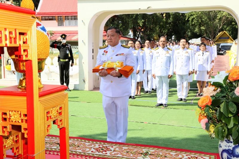 สำนักงานการตรวจเงินแผ่นดิน ถวายผ้าพระกฐินพระราชทาน ประจำปี 2565 ณ วัดพระนารายณ์มหาราช วรวิหาร จังหวัดนครราชสีมา