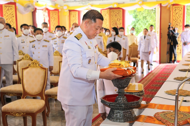 สำนักงานการตรวจเงินแผ่นดิน ถวายผ้าพระกฐินพระราชทาน ประจำปี 2565 ณ วัดพระนารายณ์มหาราช วรวิหาร จังหวัดนครราชสีมา
