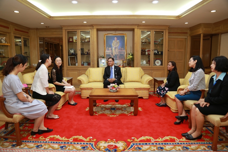 Nanjing Audit University paid a courtesy visit to Mr. Prajuck Boonyoung, Auditor General