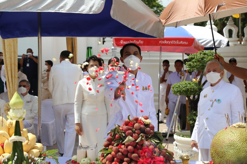  สมเด็จพระอริยวงศาคตญาณ สมเด็จพระสังฆราช สกลมหาสังฆปริณายก ทรงเป็นประธานในพิธีเททองหล่อองค์พระพุทธโสธร รุ่น มงคลแผ่นดิน 108 ณ วั