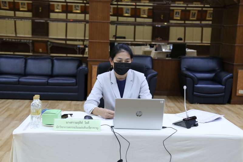 การประชุมผู้ตรวจเงินแผ่นดิน ครั้งที่ 3/2564  ผ่านระบบออนไลน์ ณ ห้องดำริอิศรานุวรรต สำนักงานการตรวจเงินแผ่นดิน