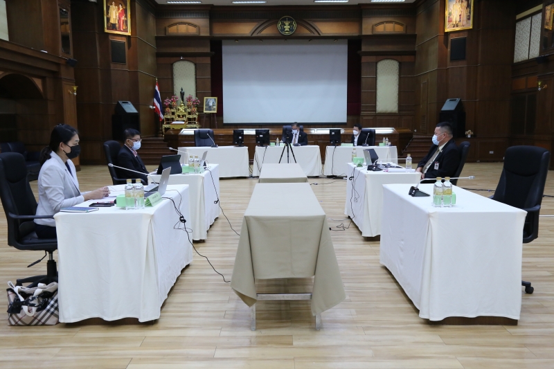 การประชุมผู้ตรวจเงินแผ่นดิน ครั้งที่ 3/2564  ผ่านระบบออนไลน์ ณ ห้องดำริอิศรานุวรรต สำนักงานการตรวจเงินแผ่นดิน