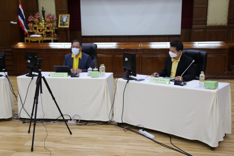 การประชุมคณะข้าราชการระดับผู้บริหาร ครั้งที่ 3/2564 ผ่านระบบออนไลน์ ณ ห้องดำริอิศรานุวรรต สำนักงานการตรวจเงินแผ่นดิน