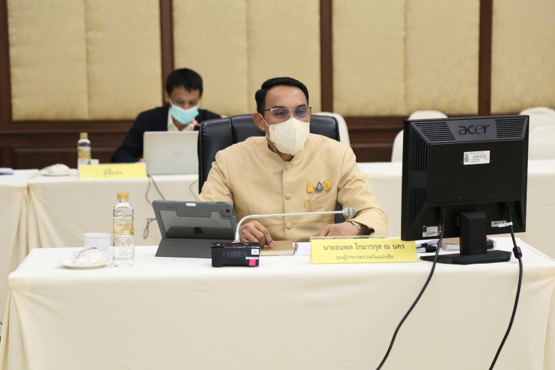  การประชุมคณะข้าราชการระดับผู้บริหาร ครั้งที่ 5/2565  ณ ห้องดำริอิศรานุวรรต สำนักงานการตรวจเงินแผ่นดิน และผ่านระบบออนไลน์
