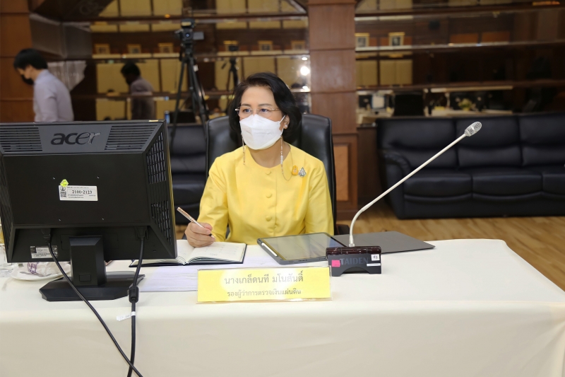  การประชุมคณะข้าราชการระดับผู้บริหาร ครั้งที่ 5/2565  ณ ห้องดำริอิศรานุวรรต สำนักงานการตรวจเงินแผ่นดิน และผ่านระบบออนไลน์