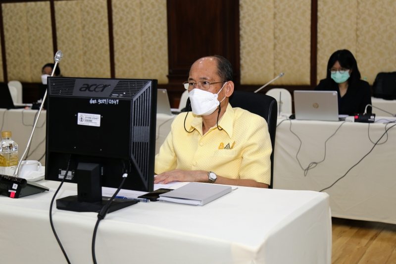  การประชุมคณะข้าราชการระดับผู้บริหาร ครั้งที่ 5/2565  ณ ห้องดำริอิศรานุวรรต สำนักงานการตรวจเงินแผ่นดิน และผ่านระบบออนไลน์