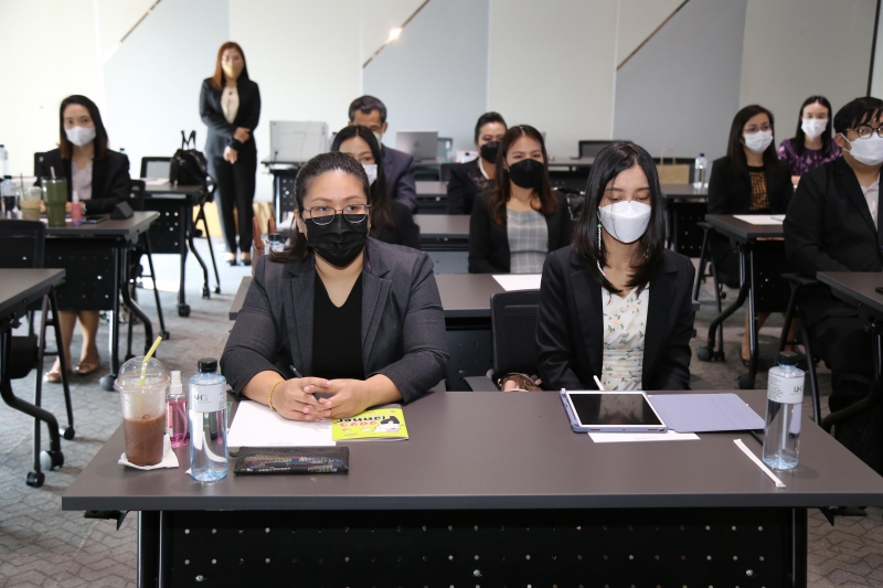 พิธีเปิดโครงการฝึกอบรมเชิงปฏิบัติการ หลักสูตร “การปฏิบัติงานคดี” ณ โรงแรมควอเตอร์ อารีย์ กรุงเทพมหานคร