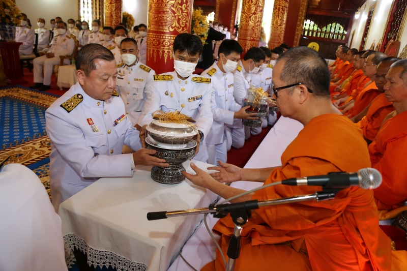 สำนักงานการตรวจเงินแผ่นดิน ถวายผ้าพระกฐินพระราชทาน ประจำปี 2563 ณ วัดพระแก้ว พระอารามหลวง ตำบลเวียง อำเภอเมืองเชียงราย จังหวัดเช