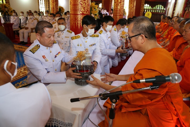 สำนักงานการตรวจเงินแผ่นดิน ถวายผ้าพระกฐินพระราชทาน ประจำปี 2563 ณ วัดพระแก้ว พระอารามหลวง ตำบลเวียง อำเภอเมืองเชียงราย จังหวัดเช