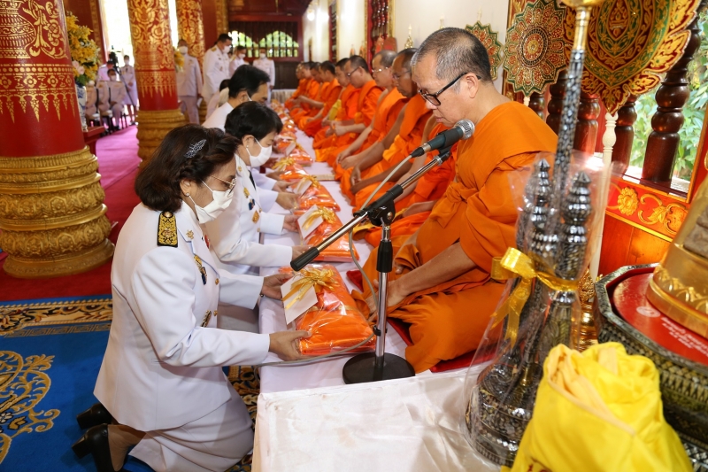 สำนักงานการตรวจเงินแผ่นดิน ถวายผ้าพระกฐินพระราชทาน ประจำปี 2563 ณ วัดพระแก้ว พระอารามหลวง ตำบลเวียง อำเภอเมืองเชียงราย จังหวัดเช