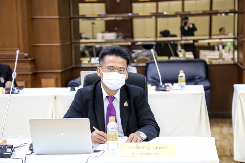 การประชุมคณะข้าราชการระดับผู้บริหาร ครั้งที่ 1/2566 ณ ห้องดำริอิศรานุวรรต สำนักงานการตรวจเงินแผ่นดิน และผ่านระบบออนไลน์