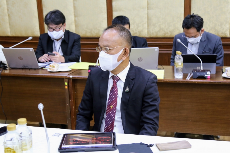 การประชุมคณะข้าราชการระดับผู้บริหาร ครั้งที่ 1/2566 ณ ห้องดำริอิศรานุวรรต สำนักงานการตรวจเงินแผ่นดิน และผ่านระบบออนไลน์