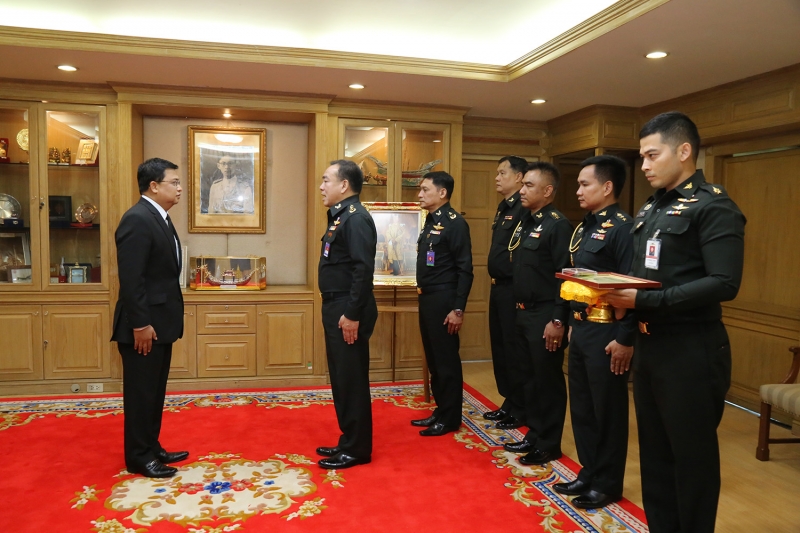 พิธีรับมอบเครื่องหมายแสดงความสามารถฯ ณ สตง.