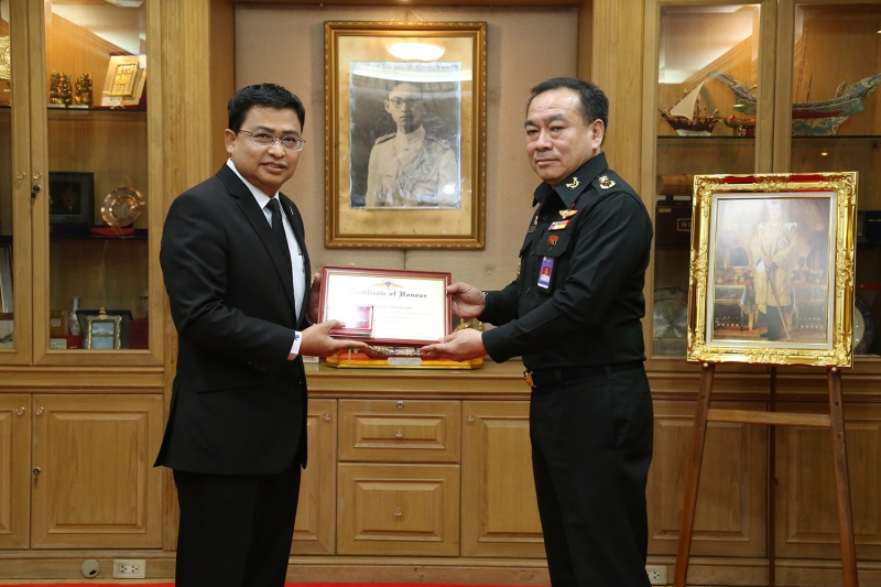 พิธีรับมอบเครื่องหมายแสดงความสามารถฯ ณ สตง.