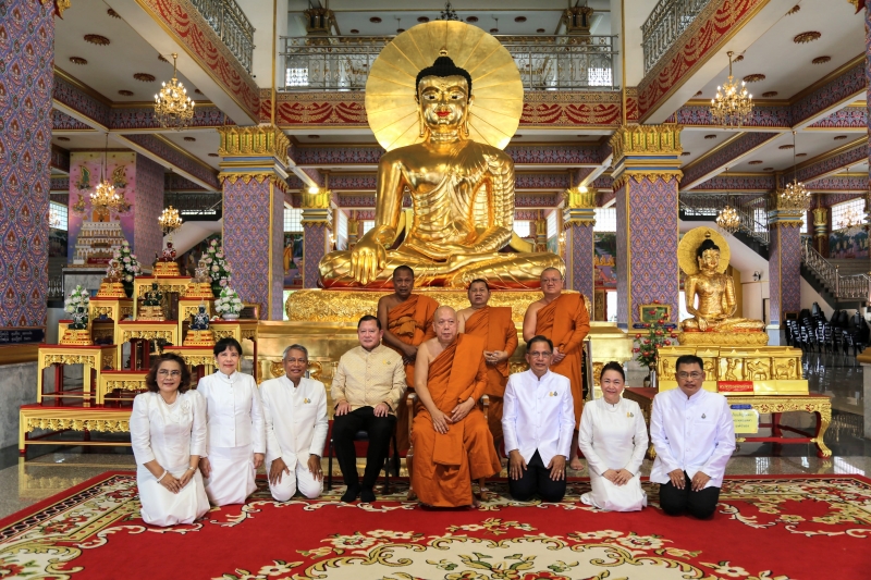 พิธีเททองหล่อพระพุทธโสธร รุ่น มงคลแผ่นดิน 108