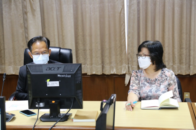 การประชุมร่วมระหว่างผู้ว่าการตรวจเงินแผ่นดินและผู้ว่าการรถไฟแห่งประเทศไทย โครงการก่อสร้างอาคารที่ทำการสำนักงานการตรวจเงินแผ่นดิน