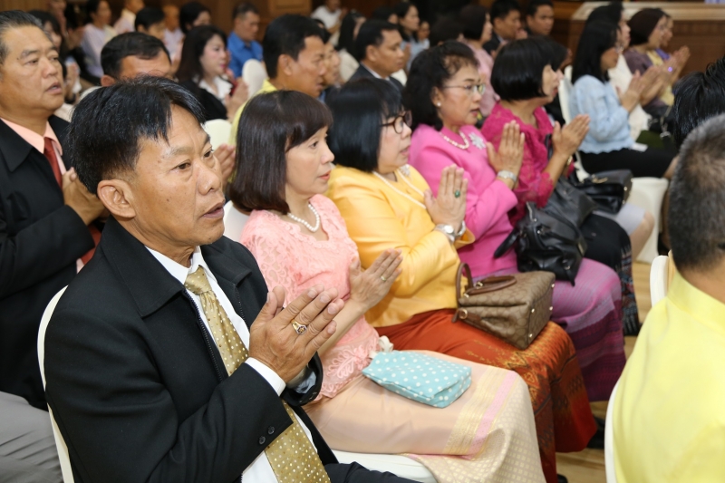 พิธีเจริญพระพุทธมนต์เพื่อความเป็นสวัสดิมงคลเนื่องในโอกาสปีใหม่ พ.ศ.2562