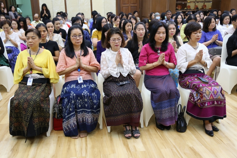 พิธีเจริญพระพุทธมนต์เพื่อความเป็นสวัสดิมงคลเนื่องในโอกาสปีใหม่ พ.ศ.2562