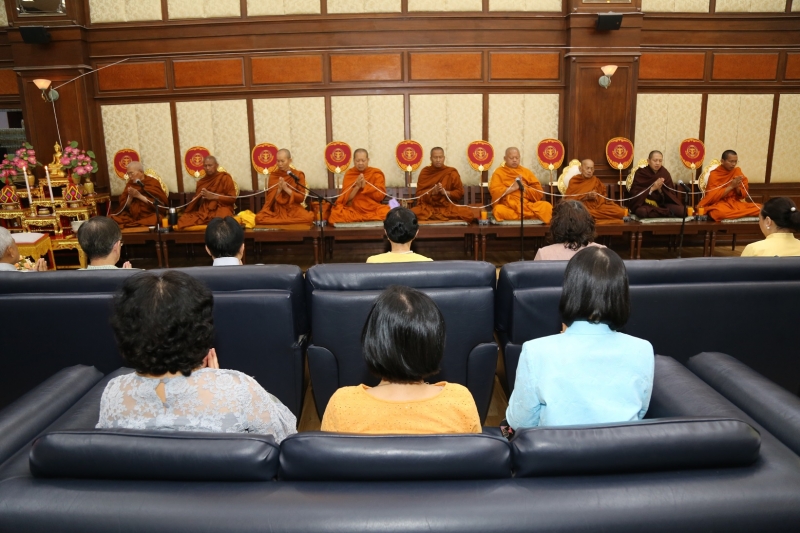 พิธีเจริญพระพุทธมนต์เพื่อความเป็นสวัสดิมงคลเนื่องในโอกาสปีใหม่ พ.ศ.2562