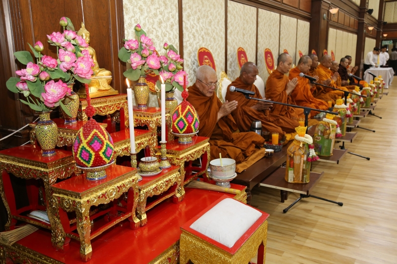 พิธีเจริญพระพุทธมนต์เพื่อความเป็นสวัสดิมงคลเนื่องในโอกาสปีใหม่ พ.ศ.2562