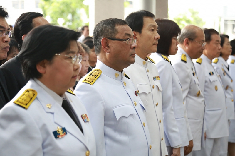 พิธีถวายความอาลัย   พระบาทสมเด็จพระปรมินทรมหาภูมิพลอดุลยเดช มหิตลาธิเบศรรามาธิบดี จักรีนฤบดินทร สยามินทราธิราช บรมนาถบพิตร