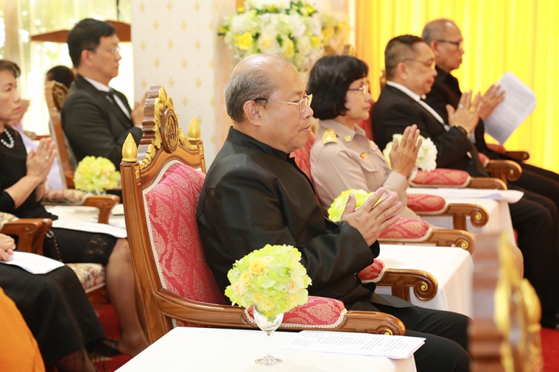 พิธีสวดพระพุทธมนต์ถวายพระราชกุศล   แด่พระบาทสมเด็จพระปรมินทรมหาภูมิพลอดุลยเดช มหิตลาธิเบศรรามาธิบดี จักรีนฤบดินทร สยามินทราธิราช