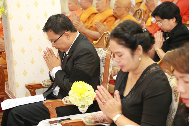 พิธีสวดพระพุทธมนต์ถวายพระราชกุศล   แด่พระบาทสมเด็จพระปรมินทรมหาภูมิพลอดุลยเดช มหิตลาธิเบศรรามาธิบดี จักรีนฤบดินทร สยามินทราธิราช