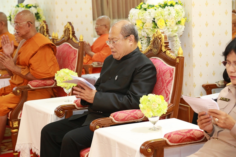 พิธีสวดพระพุทธมนต์ถวายพระราชกุศล   แด่พระบาทสมเด็จพระปรมินทรมหาภูมิพลอดุลยเดช มหิตลาธิเบศรรามาธิบดี จักรีนฤบดินทร สยามินทราธิราช