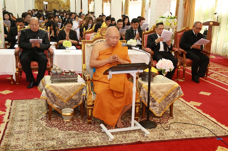 พิธีสวดพระพุทธมนต์ถวายพระราชกุศล   แด่พระบาทสมเด็จพระปรมินทรมหาภูมิพลอดุลยเดช มหิตลาธิเบศรรามาธิบดี จักรีนฤบดินทร สยามินทราธิราช