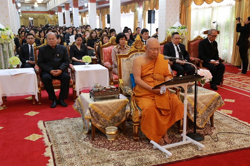 พิธีสวดพระพุทธมนต์ถวายพระราชกุศล   แด่พระบาทสมเด็จพระปรมินทรมหาภูมิพลอดุลยเดช มหิตลาธิเบศรรามาธิบดี จักรีนฤบดินทร สยามินทราธิราช