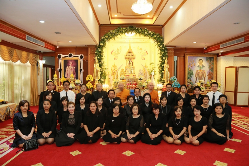 พิธีสวดพระพุทธมนต์ถวายพระราชกุศล   แด่พระบาทสมเด็จพระปรมินทรมหาภูมิพลอดุลยเดช มหิตลาธิเบศรรามาธิบดี จักรีนฤบดินทร สยามินทราธิราช