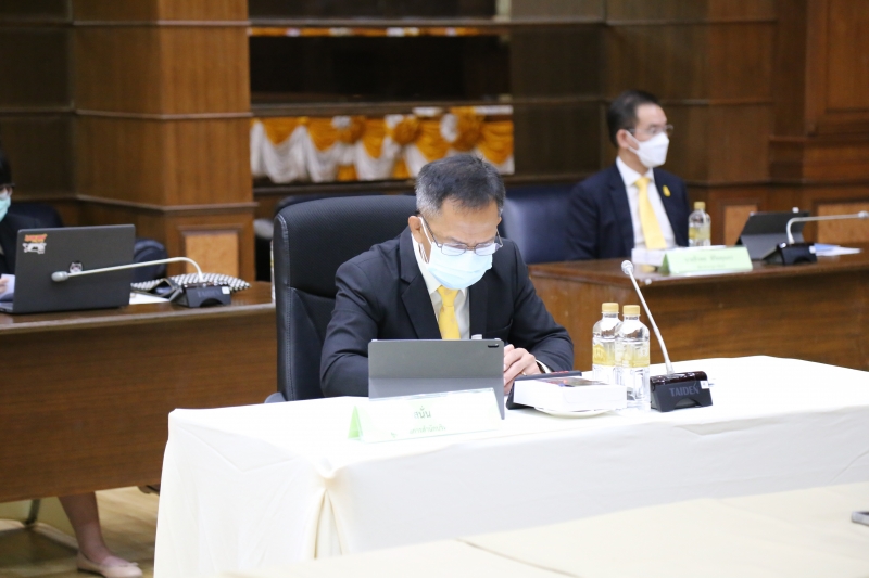 การประชุมผู้ตรวจเงินแผ่นดิน ครั้งที่ 1/2564 ผ่านระบบออนไลน์ (Online) แบบถ่ายทอดสด (Live) ณ ห้องดำริอิศรานุวรรต สำนักงานการตรวจเง