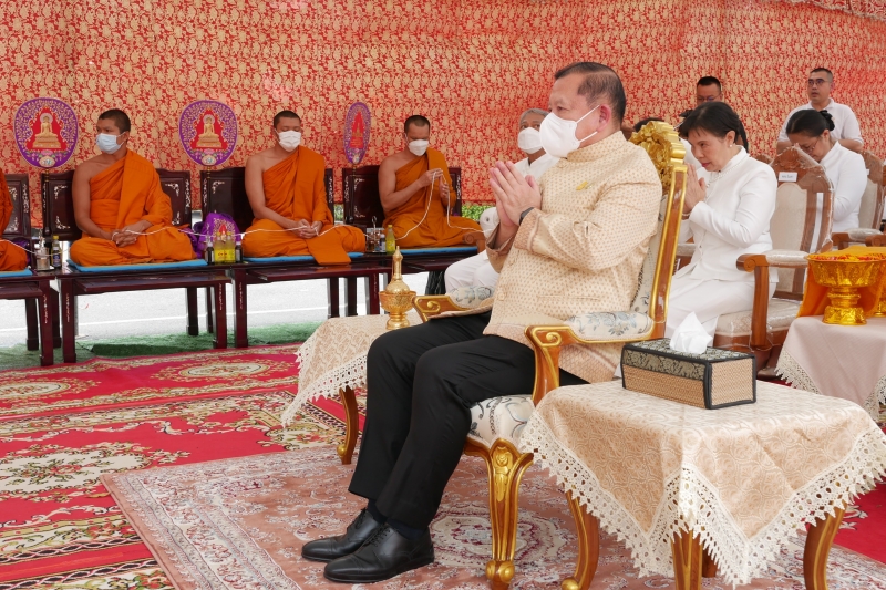 พิธีเททองหล่อพระพุทธโสธร รุ่น มงคลแผ่นดิน 108