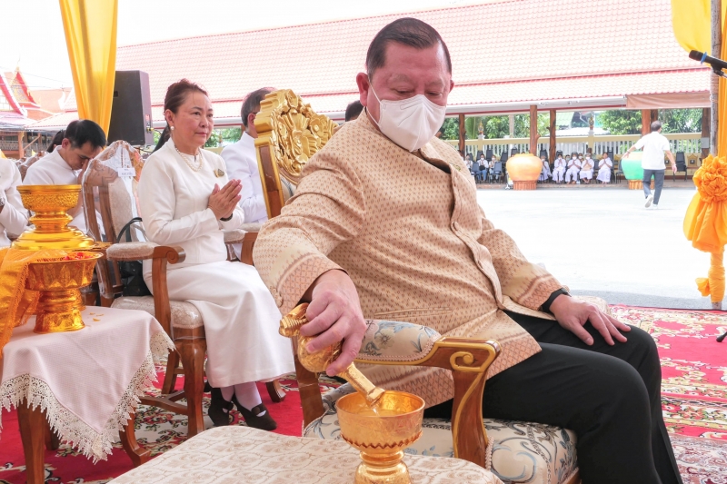 พิธีเททองหล่อพระพุทธโสธร รุ่น มงคลแผ่นดิน 108
