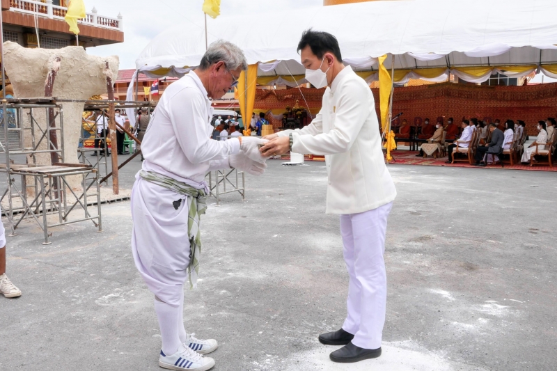 พิธีเททองหล่อพระพุทธโสธร รุ่น มงคลแผ่นดิน 108