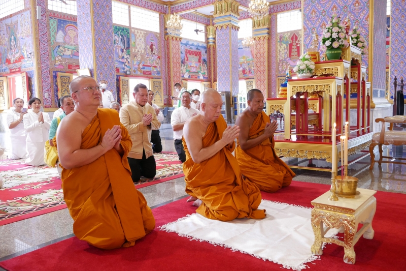 พิธีเททองหล่อพระพุทธโสธร รุ่น มงคลแผ่นดิน 108