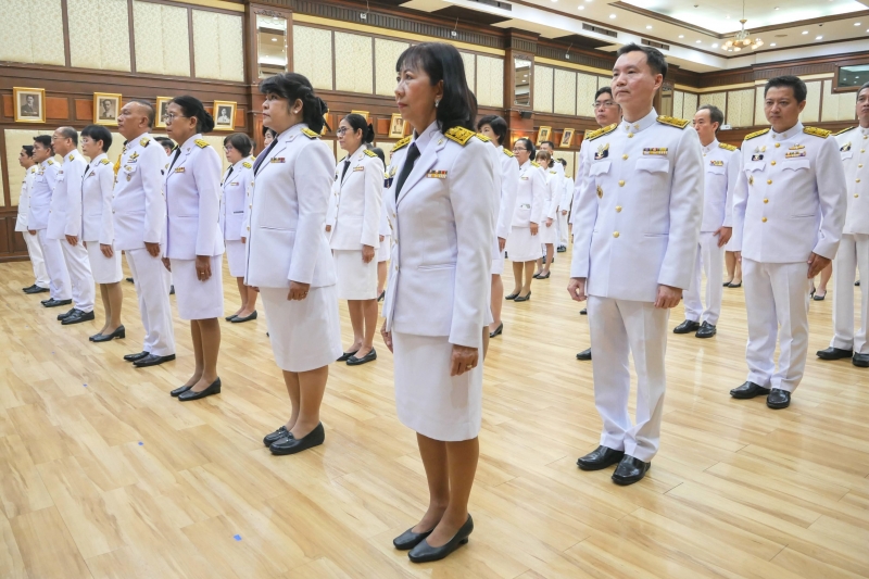  พิธีถวายสัตย์ปฏิญาณเพื่อเป็นข้าราชการที่ดีและพลังของแผ่นดิน